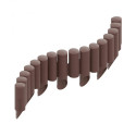 Газонна огорожа Cellfast 4 STANDARD, 10 секцій по 235мм, 2.3м, коричневий