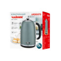 Електрочайник ARDESTO Mint Harmony 1.8л, Strix, метал, м'ятний матовий