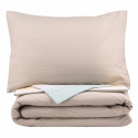 КПБ 2,0сп ARDESTO Gloria, підковдра 200х220см, простирадло 230х240см, наволочки (2) 50х70см, 100% бавовна, сатин, смужки, коричневий