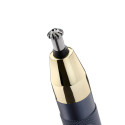 Тример Babyliss Diamond Precision, для брів, вусів, носа та вух, 1хАА, насадок-3, чохол, сталь, синій