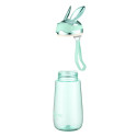 Пляшка для води ARDESTO Bunny 600мл, пластик, зелений