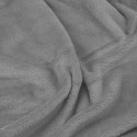 Плед ARDESTO Flannel 160х200см, 100% поліестер, сірий світлий