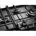 Варильна поверхня Electrolux газова на склі, 60см, чавун, чорний