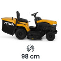 Трактор садовий бензиновий STIGA Estate598 7900Вт висота 25-80мм, 7 положень, 240л, ширина 98см, 165кг