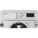 Пральна машина Whirlpool вбудована фронтальна, 7кг, 1400, D, 60см, дисплей, пара, білий