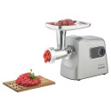 М'ясорубка Gorenje, 2500Вт, 2.8кг/хв, 3 решітки, насадка для ковбас, кеббе, шнековий соковидавлювач, 3 терки, пластик/метал, нерж