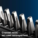 Машинка для стриження Philips, акум., роторний мотор, сталь, сріблястий
