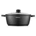 Каструля зі скляною кришкою ARDESTO Gemini Anzio, 5л, алюміній, чорний