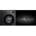 Пральна машина LG фронтальна, 6.5кг, 1200, В, 44см, дисплей, пара, інвертор, чорний