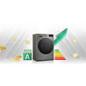 Пральна машина LG фронтальна, 9кг, 1200, A, 48см, дисплей, пара, інвертор, сріблястий
