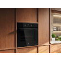 Духова шафа Electrolux електрична, 72л, A+, пара, дисплей, конвекція, телескопічні напрямні, чорний