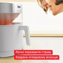Мультипіч Tefal Easy Fry Infrared, 1850Вт, чаша-7л, сенсорне керув., 8 програм, з віконцем, пластик, світло-сірий