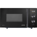 Мікрохвильова піч Gorenje, 20л, електр. керув., 800Вт, дисплей, 20 програм, інвертор, чорний