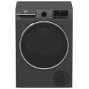 Сушильна машина Beko тепловий насос, 8кг, A++, 60см, дисплей, підсвітка барабану, сірий