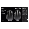 Набір склянок низьких ARDESTO Black Mars Orion 400мл, 2шт, скло, сірий