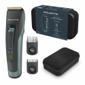 Машинка для стрижки Rowenta Advancer, для бороди, вусів, голови, мережа+акум., роторний мотор, насадок-2, кейс, титан.напил., темно-зелений