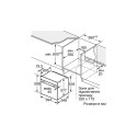 Духова шафа Bosch електрична, 71л, A+, дисплей, конвекція, чорний