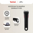 Набір посуду Tefal Ingenio Inspiration, 6 предметів, алюміній, скло, бакеліт, чорний