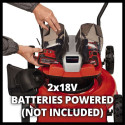Газонокосарка акумуляторна Einhell PXC GE-CM 36/48 Li M 36В(18+18) 48см без травозбірника 30-75мм 16.9кг