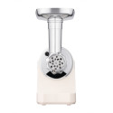 М'ясорубка ARDESTO, 1800Вт, 2кг/хв, 3 решітки, насадка для ковбас, кеббе, пластик, бежево-сріблястий