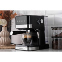 Кавоварка ARDESTO ріжкова 1.5л, мелена, ручний капучинатор, сенсорне керування, чорно-сріблястий