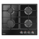 Комплект Hansa (духовка електрична + поверхня газова на склі), чорний