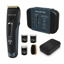 Машинка для стрижки Rowenta Advancer, для бороди, вусів, голови, мережа+акум., роторний мотор, насадок-3, кейс, титан.напил., темно-синій