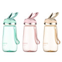 Пляшка для води ARDESTO Bunny 600мл, пластик, зелений