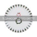Тарілка ARDESTO Christmas New Year's, 19см, порцеляна, багатокольоровий