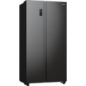 Холодильник SBS Gorenje, 179х67х92см, 2 двері, 356(191)л, А++, NF+, Інв., Зона св-ті, Зовн. Диспл, чорний