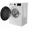Пральна машина Whirlpool фронтальна, 7кг, 1200, A, 49.6см, дисплей, пара, інвертор, люк чорний, білий
