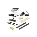 Пароочисник Karcher SC 4 Deluxe Iron, 2200Вт, 1300мл, 4Бар, праска, швабра, білий