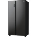 Холодильник SBS Gorenje, 179х67х92см, 2 двері, 356(191)л, А++, NF+, Інв., Зона св-ті, Зовн. Диспл, чорний