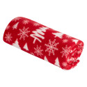 Плед ARDESTO Fleece 130x160см, 100% поліестер, засніжені ялинки