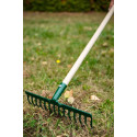 Граблі універсальні Verto, 14 зубців, ширина 36см, 140см, 1.4кг