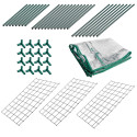 Парник складаний Neo Tools 80х46х24, 3 полиці, ПВХ плівка, прозорий