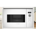 Мікрохвильова піч Bosch вбудована, 20л, електр. керув., 800Вт, дисплей, білий