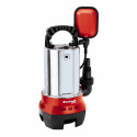 Насос дренажний Einhell GC-DP 6315 N 630Вт, 17000л/год, вис. 8м, глиб. 5м, корпус нерж, 5.5кг