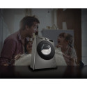 Пральна машина LG фронтальна, 11кг, 1400, A, 57см, дисплей, пара, інвертор, сріблястий