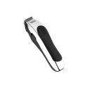 Машинка для стрижки WAHL ChromePro Deluxe, від мережі, вібраційний мотор, насадок-12, ножиці, сталь, сіро-чорний