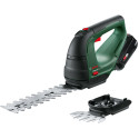 Ножиці для трави акумуляторні Bosch AdvancedShear 18V-10 + насадка кущоріз 10/20см крок різу 8мм 1xPBA 1x2.0А·год 2.45кг