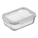 Контейнер для зберігання харчових продуктів ARDESTO Gemini 0.66л, боросилікатне скло, пластик, прямокутний, прозорий