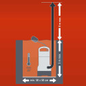 Насос дренажний Einhell GC-DP 6315 N 630Вт, 17000л/год, вис. 8м, глиб. 5м, корпус нерж, 5.5кг