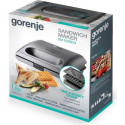 Міні-гриль Gorenje 700Вт, алюміній, 1 пластина-гриль , корпус-пластик+метал, сірий