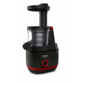 Соковитискач Tefal Juiceo шнековий 150Вт, чаша-0.8л, жмих-0.8л, насадка для цитрусових, пластик, червоно-чорний