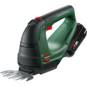 Ножиці для трави акумуляторні Bosch AdvancedShear 18V-10 + насадка кущоріз 10/20см крок різу 8мм 1xPBA 1x2.0А·год 2.45кг