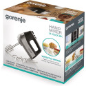 Міксер Gorenje ручний 500Вт, насадки-4 вінчика, турборежим, чорний