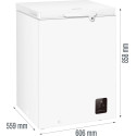 Морозильна скриня Gorenje, 141л, А+, ST, інверторн, Дисплей, білий