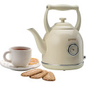 Електрочайник Gorenje 1.7л, 2200Вт, strix контроль, пластик/метал, бежевий