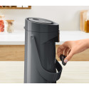 Термос Tefal Ponza Pump, 1.9л, пластик, скло, чорний